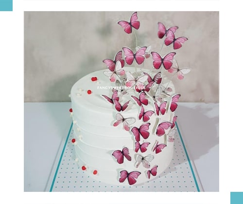 سفید . صورتی